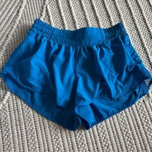 lululemon athletica Vibrant Blue Athletic Shorts